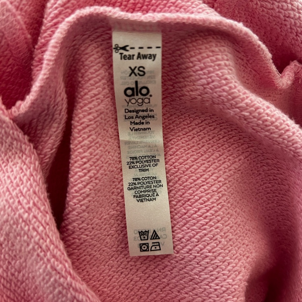 ALO Yoga Pink Hoodie - Picture 5 of 7